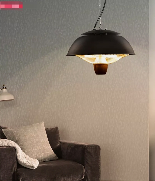 Distance between patio heater and ceiling
